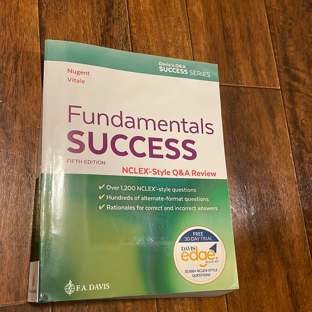 Fundamentals Success:NCLEX®-Style Q&A Review (Davis's Q&a Success) Fifth Edition